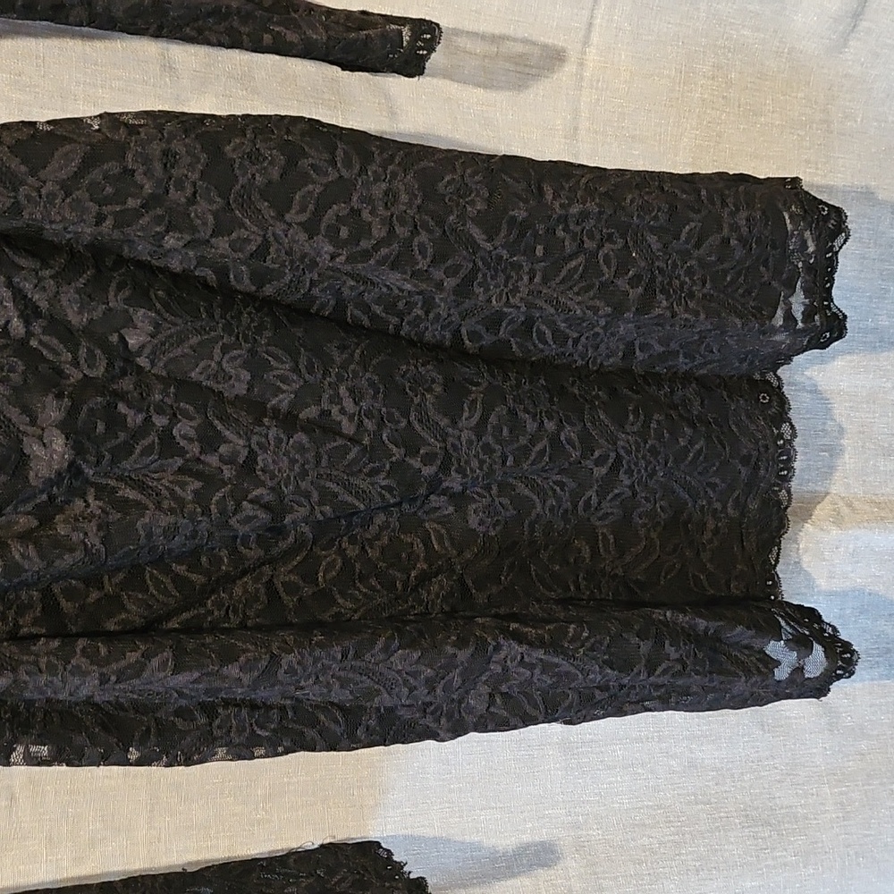 Moda International Elegant Black Lace Dress - Picture 8 of 17
